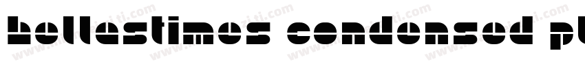 hellastimes condensed plain字体转换